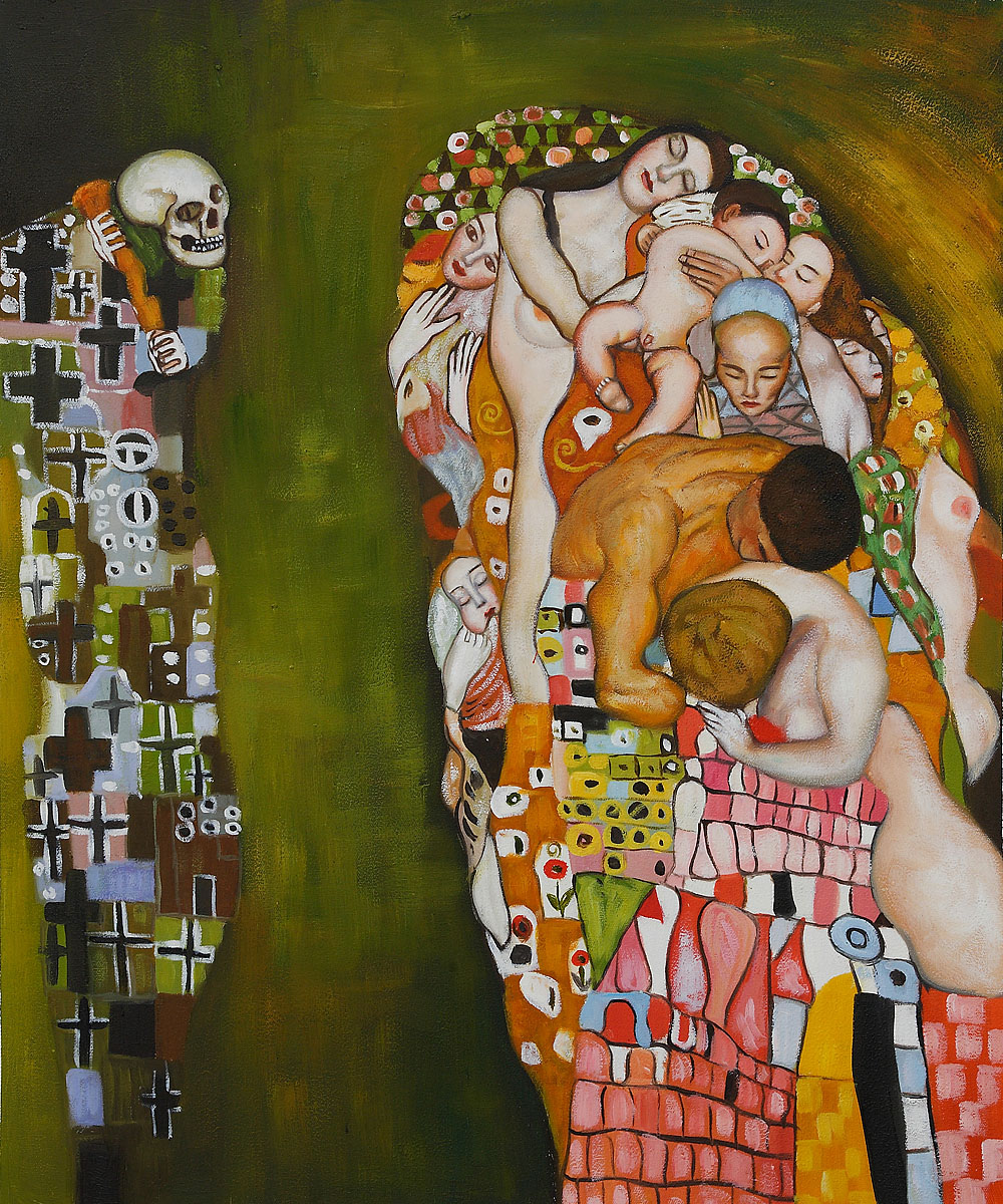 Death And Life - Gustav Klimt Painting